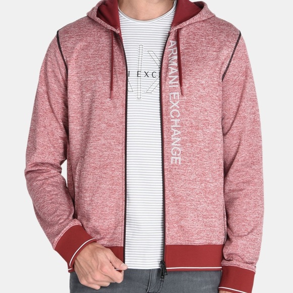 Armani Exchange Other - ARMANI EXCHANGE HEATHER RHUBARB HOODIE XS NEW
